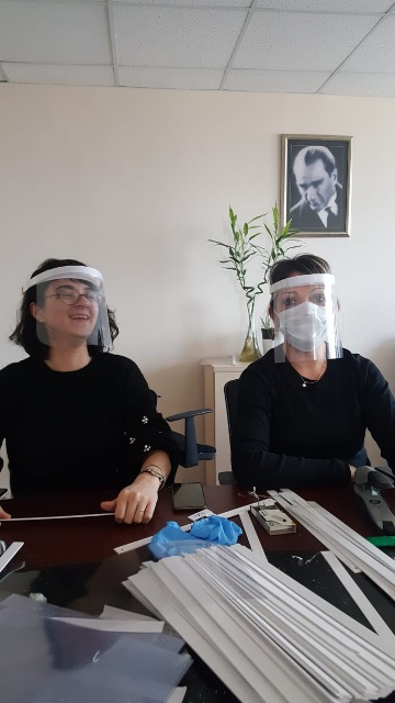 Belediyede maske üretim seferberliği