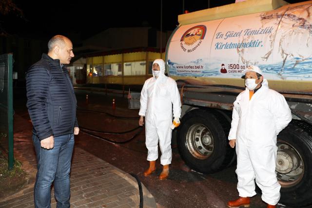 Başkan Söğüt, korona mesaisinde