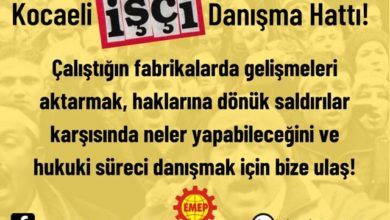 Kocaeli İşçi Danışma Hattı açıldı