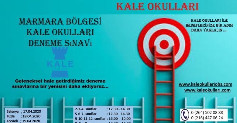 Kale Okulları’ndan Marmara bölgesine online deneme sınavı