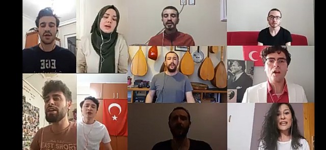 İzmit Belediyesi Gençlik Korosu’ndan 19 Mayıs’a özel klip