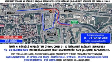 K1 Köprülü Kavşağı’nda çalışma başlıyor