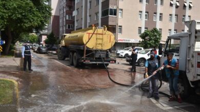 Sağanak sonrası Bulvar’a anında müdahale