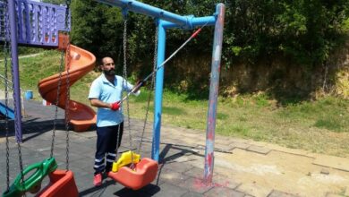 Park bakım çalışmaları aralıksız sürüyor