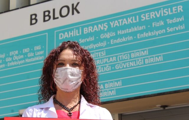 Türk Sağlık Sen’den anlamlı mask