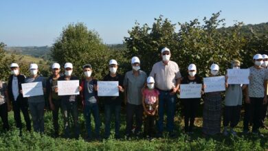 Mevsimlik işçilere, Hürriyet’ten şapka ve maske