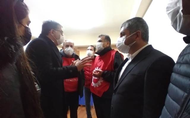 CHP Kocaeli, Gebze’de gözaltına alınan emekçilerle görüştü