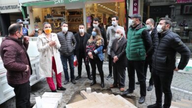 Fethiye Caddesi yenileme çalışmalarında ilk adım