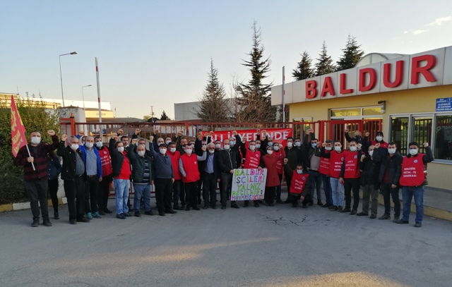 Emek Partisi, yeni yılı Baldur işçileriyle karşıladı