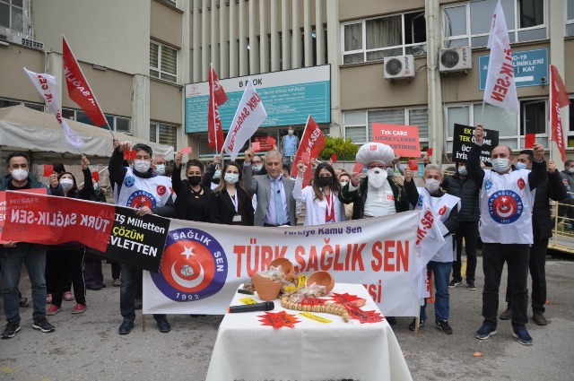 Türk Sağlık-Sen’den Nasreddin Hocalı eylem