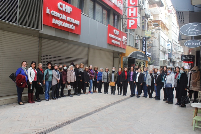 CHP’nin kadınları tek yürek oldu