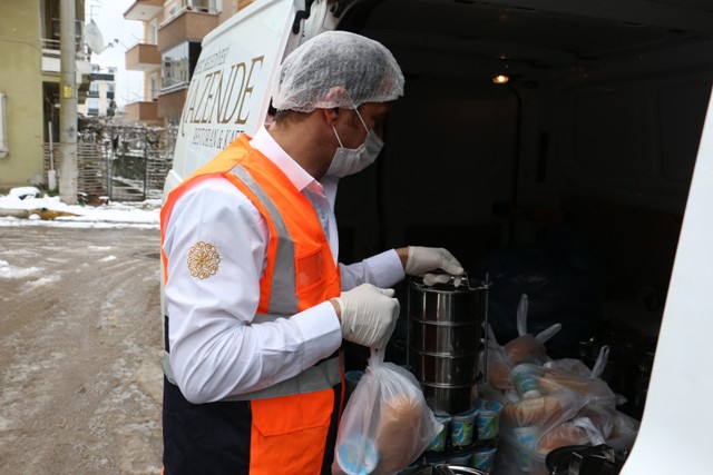 Soğuk havada sıcak hizmet