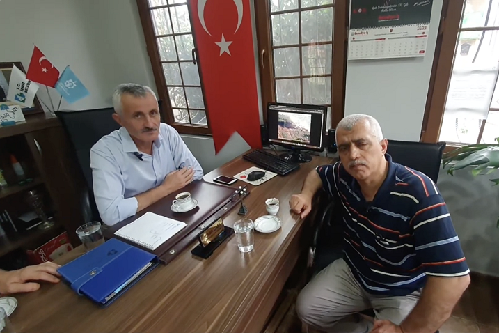 Gergerlioğlu muhtar Sarı ile görüştü