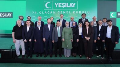 Yeşilay genel kurulunu yaptı