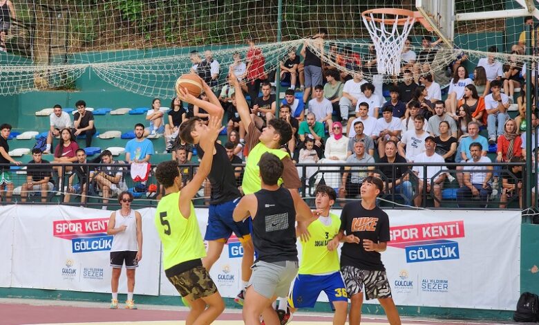 Sokak basketbolu Değirmendere'de