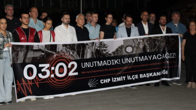 CHP İzmit deprem saatinde sokaktaydı