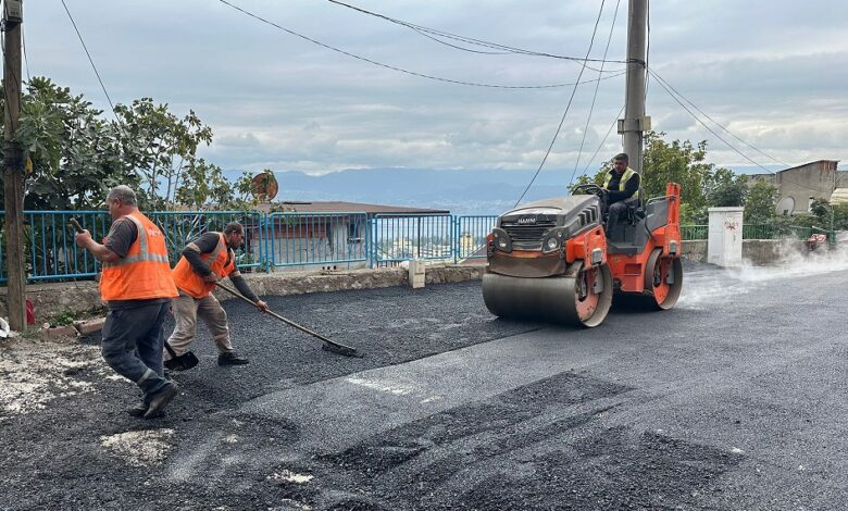 Gültepe’de asfalt mesaisi